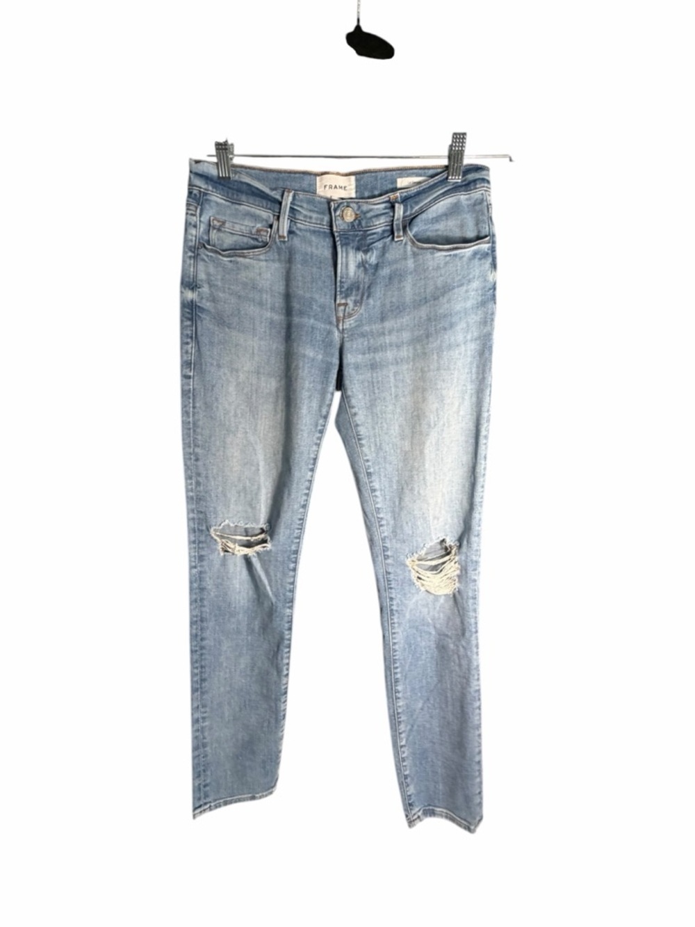 Frame Denim Le Cargon Light Wash Distressed Women's Jeans Sz 25